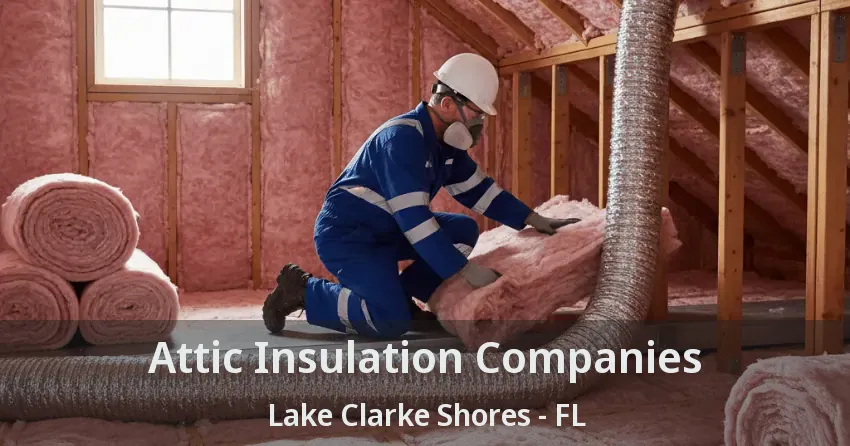 Attic Insulation Companies Lake Clarke Shores - FL