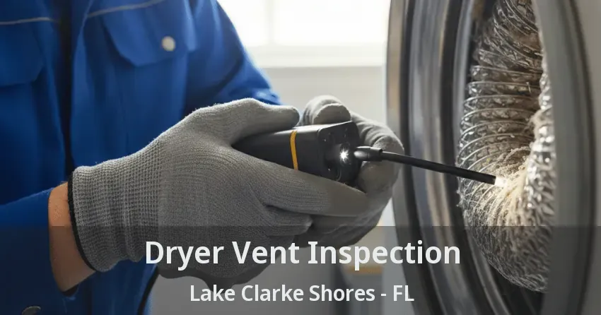 Dryer Vent Inspection Lake Clarke Shores - FL