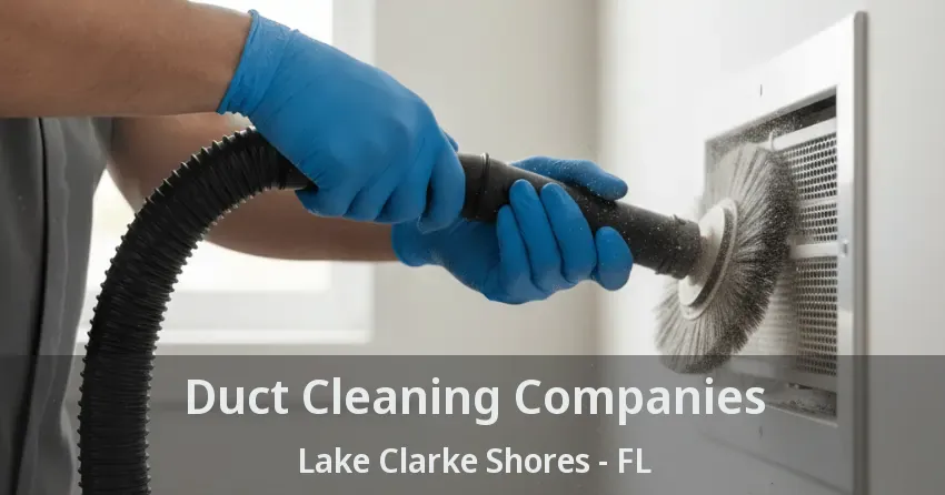 Duct Cleaning Companies Lake Clarke Shores - FL
